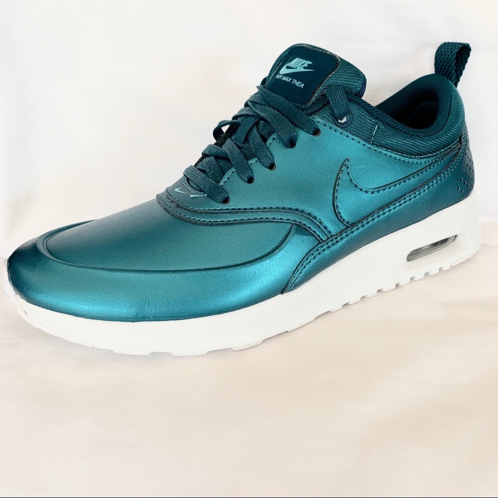 BRAND NEW Nike Air Max leather sneakers teal - Picture 8 of 8